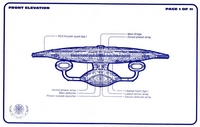 USS Enterprise D Front Side
