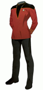 Uniforme Star TrekVoyager Almirante