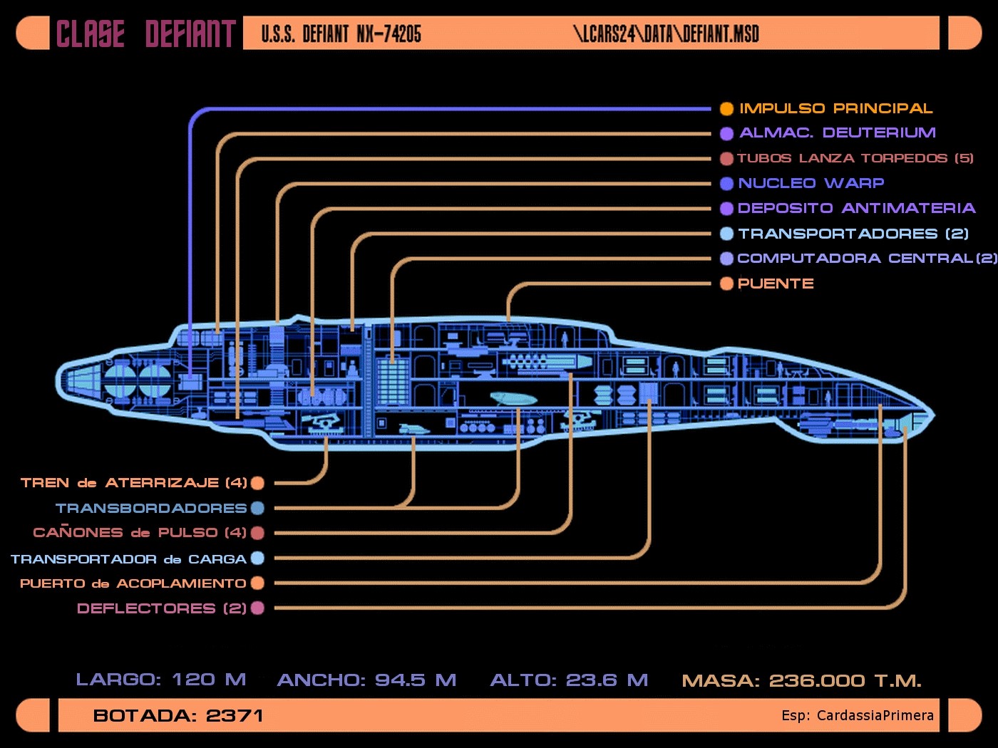 Working On Deck 2 USS Defiant Scifi Meshes