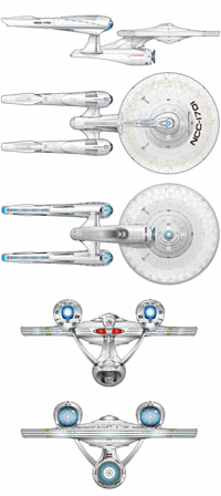 New USS Enterprise Schematics Blueprints