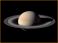 Planeta Saturno y sus anillos