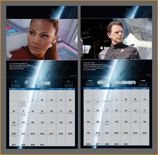 Star Trek Movie Calendar 2010