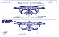 USS Enterprise D Back Side