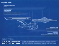 USS Enterprise NCC 1701 A Side View
