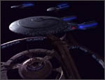 USS Venture Docked to Deep Space Nine