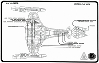 Klingon Vorcha Class Ventral View Schematics