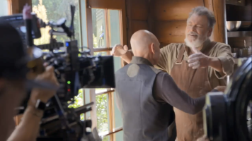Picard and Riker Star Trek Picard Behind the Scenes